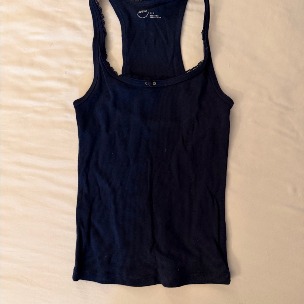 NWT Aerie Navy Blue Women's Tank Top sz Medium